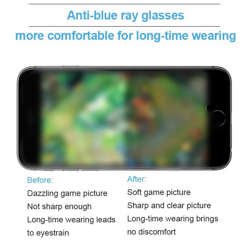 Lunettes anti - lumière bleue élégantes et légères - Image 9