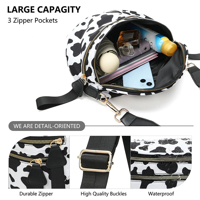 🎒 100 modèles de grande capacité à travers le sac de coquille oblique - Image 3