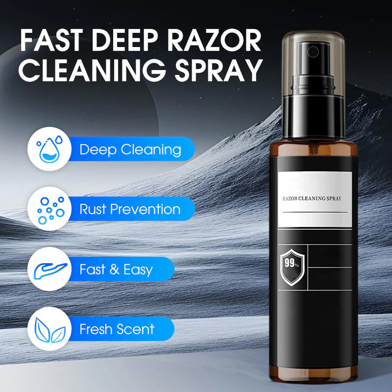 📍Achetez-en 2, obtenez-en 1 gratuit📍Spray nettoyant rapide et en profondeur pour rasoirs