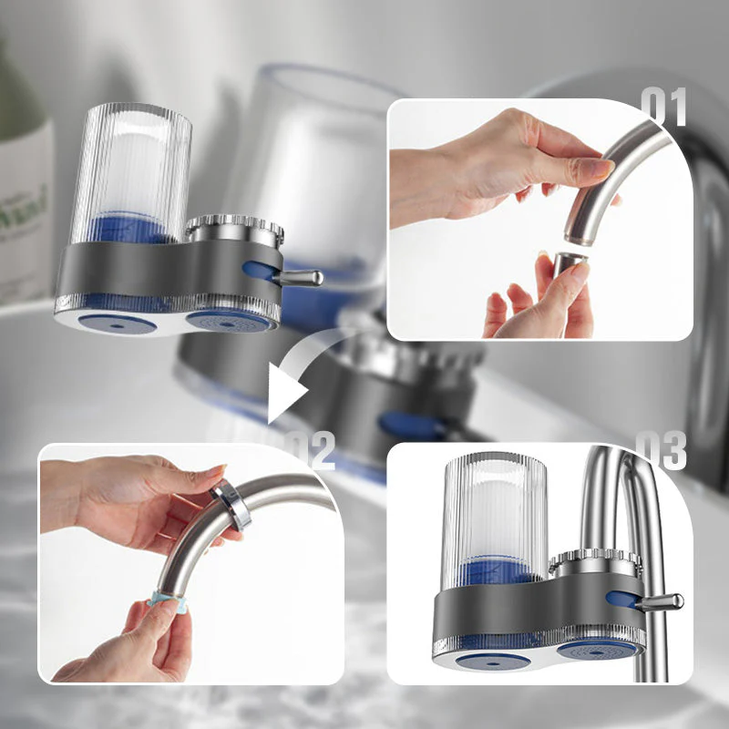 📢📢50 % de réduction！！！📍Purificateur d'eau pour robinet avec adaptateur✨💧 - Image 7