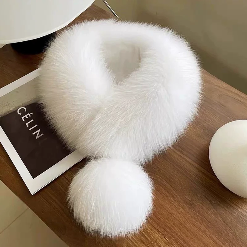 📢📢 50% DE RÉDUCTION! ❄️ Écharpe en Fausse Fourrure avec Fermeture Magnétique – Douce, Chaud et Élégant Design pour l‘Hiver ⛄ - Image 3