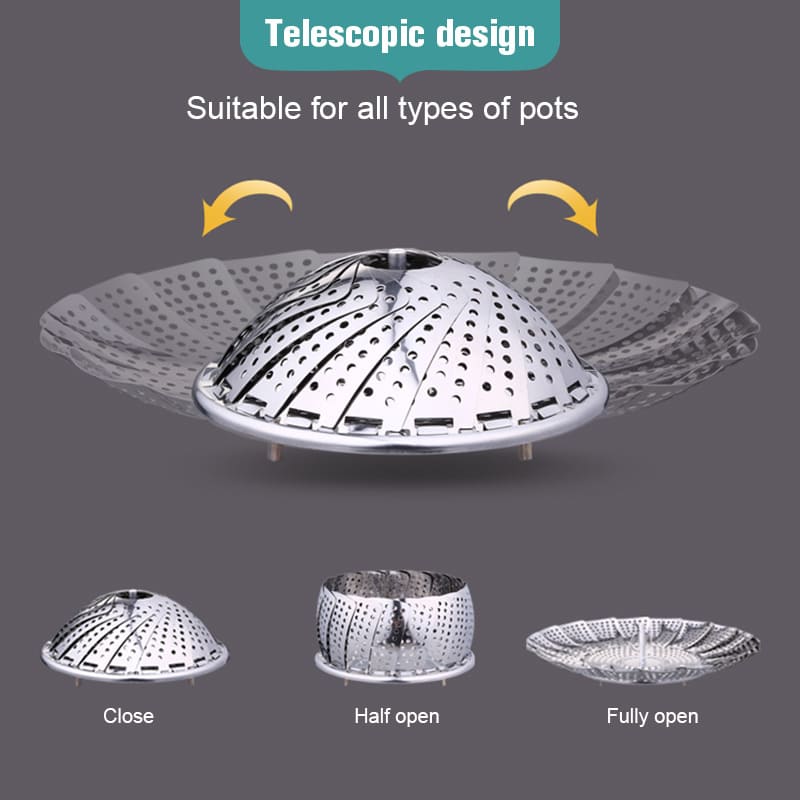 📢📢3 dernières heures : Grande vente⏰⏰Cuisinière Vapeur Telescopique Pliable - Image 3