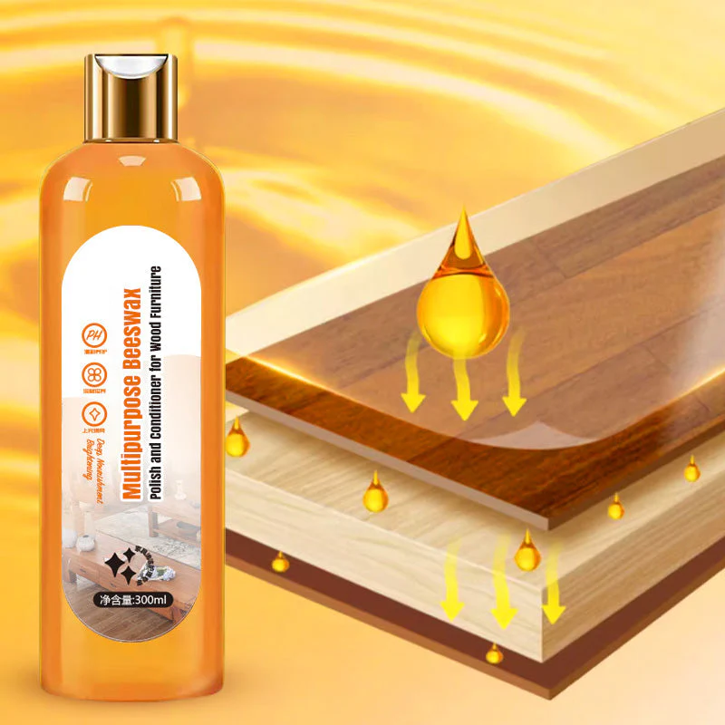 📢📢Achetez-en 5 et obtenez-en 5 gratuitement✨ 🌿Cire d'abeille polyvalente pour meubles en bois🐝✨ - Image 3