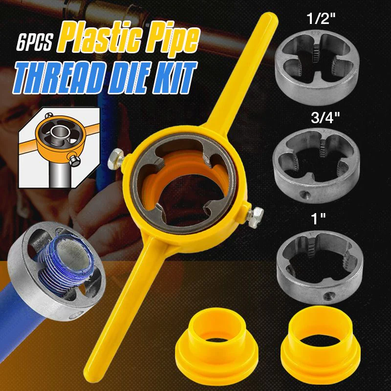 đ„đ„đ„ 6 kit de moule de filetage de tuyau en plastique (demi - prix limitĂ© dans le temps)