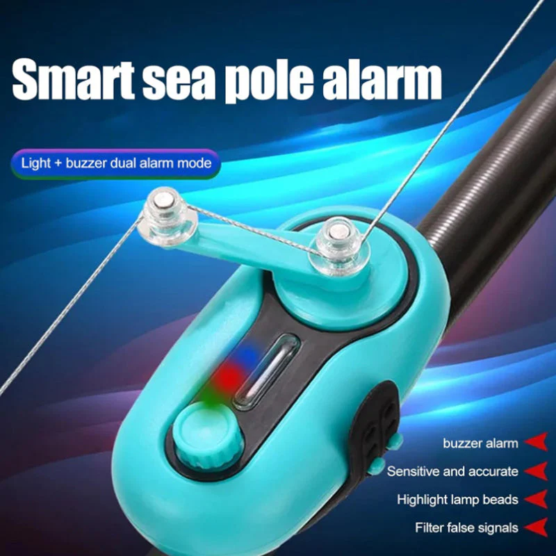 🔥2025 ventes chaudes🔥Alarme de morsure de pêche avec son et indicateur LED - Image 7