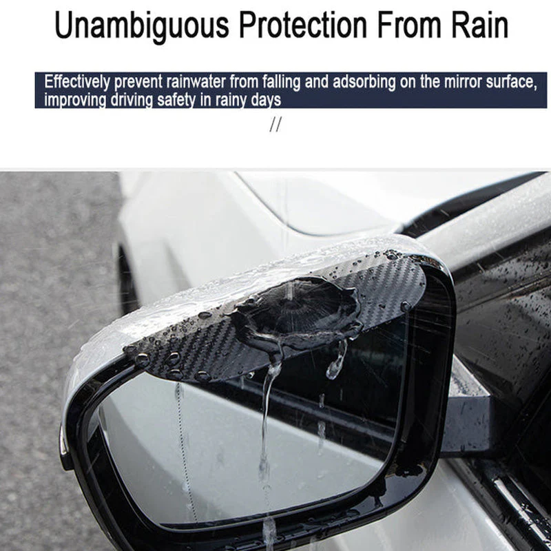 🚗 ACHETEZ 1 OFFREZ 1! ✨ Nouveau Pare-Pluie en Fibre de Carbone - Design Ultra-Léger et Résistant avec Fixations Universelles pour Voitures/Motos 🌧️🔧 - Image 2