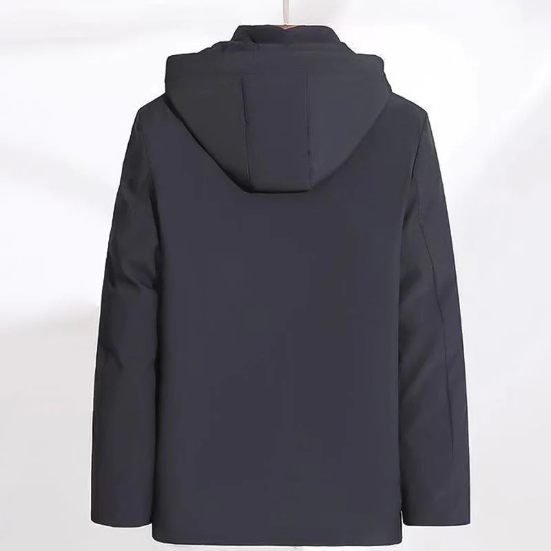 📢📢60 % de réduction !!!🎅Parka thermique épaisse à capuche pour homme - Image 7
