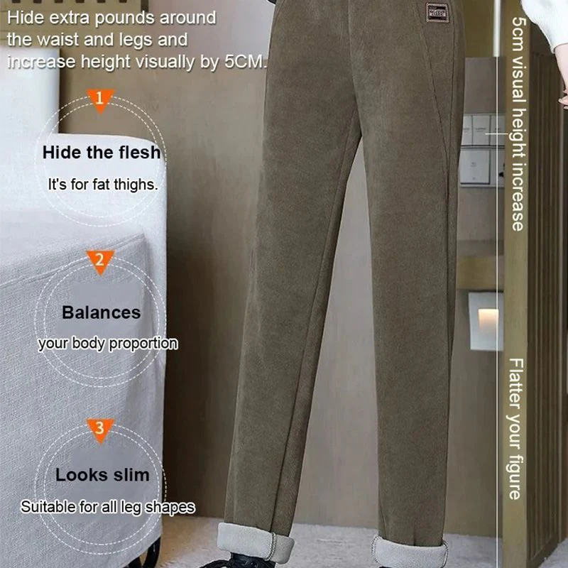 🔥 50% DE RÉDUCTION! 💫 PANTALON CHAUD FEMME - Taille Haute & Doublure Polaire, Confort Optimal pour L'Hiver, Idéal pour Sport et Loisirs ❄️👖 - Image 10