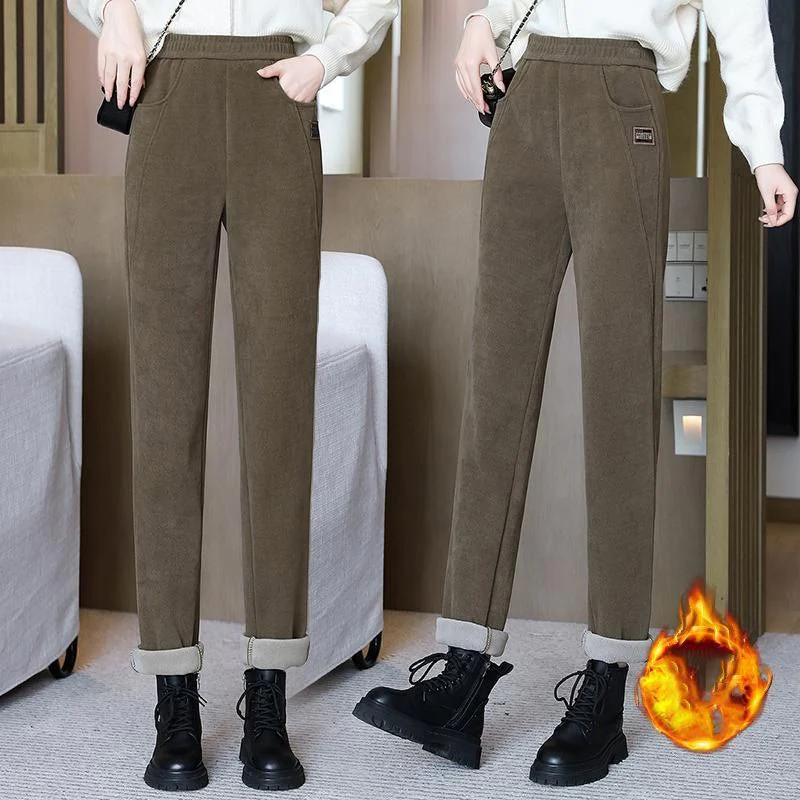 🔥 50% DE RÉDUCTION! 💫 PANTALON CHAUD FEMME - Taille Haute & Doublure Polaire, Confort Optimal pour L'Hiver, Idéal pour Sport et Loisirs ❄️👖 - Image 15