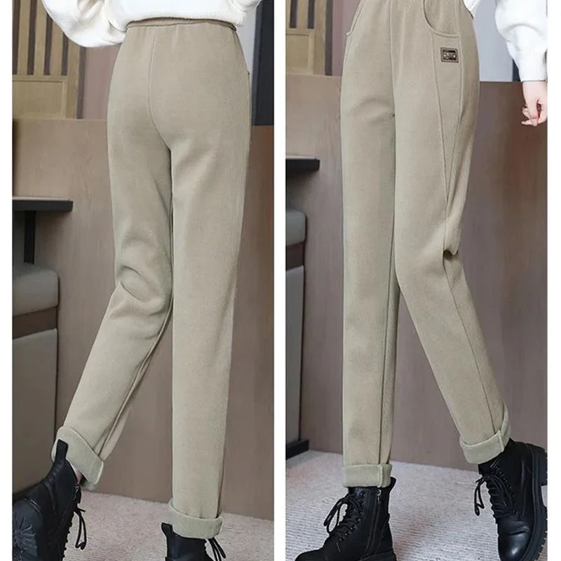 🔥 50% DE RÉDUCTION! 💫 PANTALON CHAUD FEMME - Taille Haute & Doublure Polaire, Confort Optimal pour L'Hiver, Idéal pour Sport et Loisirs ❄️👖 - Image 9