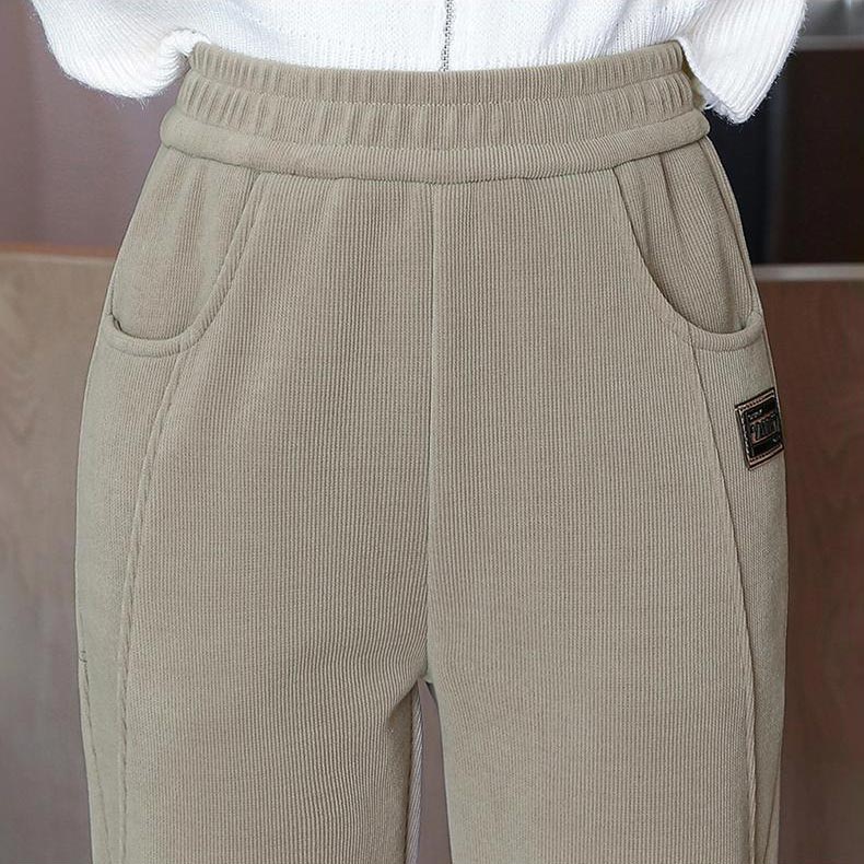 📢📢60% DE RÉDUCTION !!!✨Pantalon chaud à taille haute pour femmes, doublé de polaire - Image 3