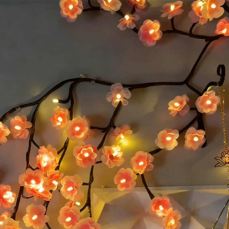 📢📢60 % de réduction !!! 🎅Lumières d’Ambiance en Vigne Florale - Image 3