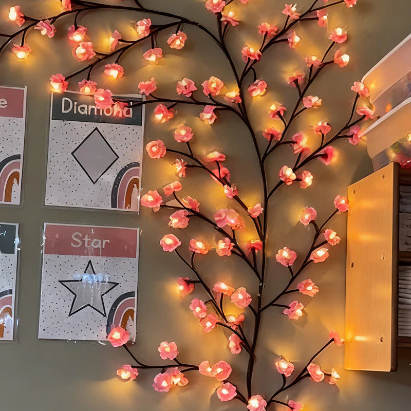 📢📢60 % de réduction !!! 🎅Lumières d’Ambiance en Vigne Florale - Image 8
