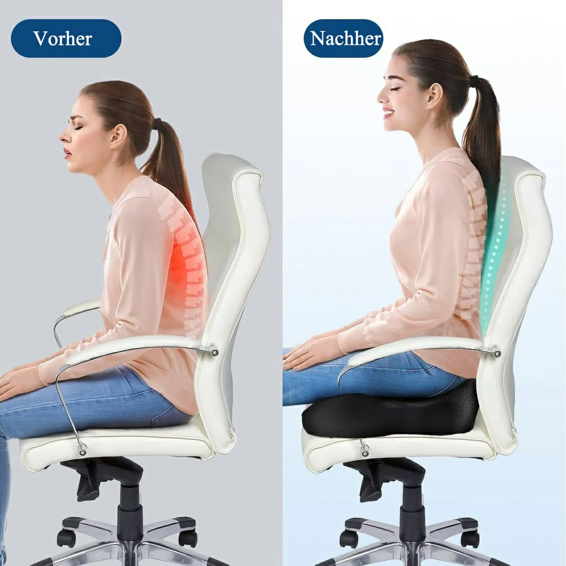 🎁DERNIER JOUR 60 % DE RÉDUCTION🔥Coussin de siège ergonomique en mousse à mémoire de forme - Image 2