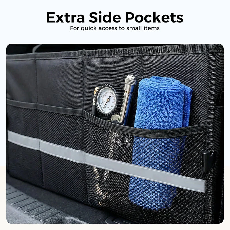 📢📢50 % de réduction !! ⏰Organisateur de rangement pliable pour coffre de voiture avec couvercle - Image 6