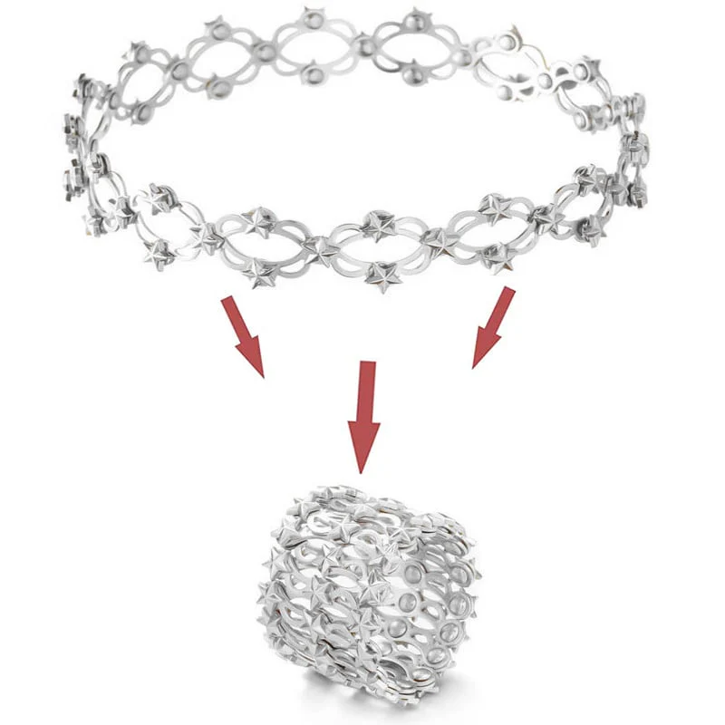 🏆💕66% de réduction🎁 Le cadeau parfait : Bracelet Transformable avec Sparkling CZ Glamour 💎 - Image 15
