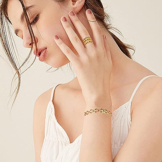 🏆💕66% de réduction🎁 Le cadeau parfait : Bracelet Transformable avec Sparkling CZ Glamour 💎 - Image 4