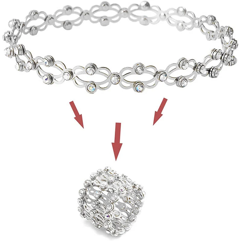 🏆💕66% de réduction🎁 Le cadeau parfait : Bracelet Transformable avec Sparkling CZ Glamour 💎 - Image 8