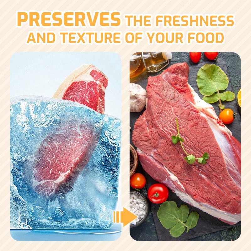 📢 55 % de réduction !!! ✨ Décongélateur rapide pour aliments – ABS/PP sain, dégivrage 3D sans micro-ondes ! 🥩❄️ - Image 6