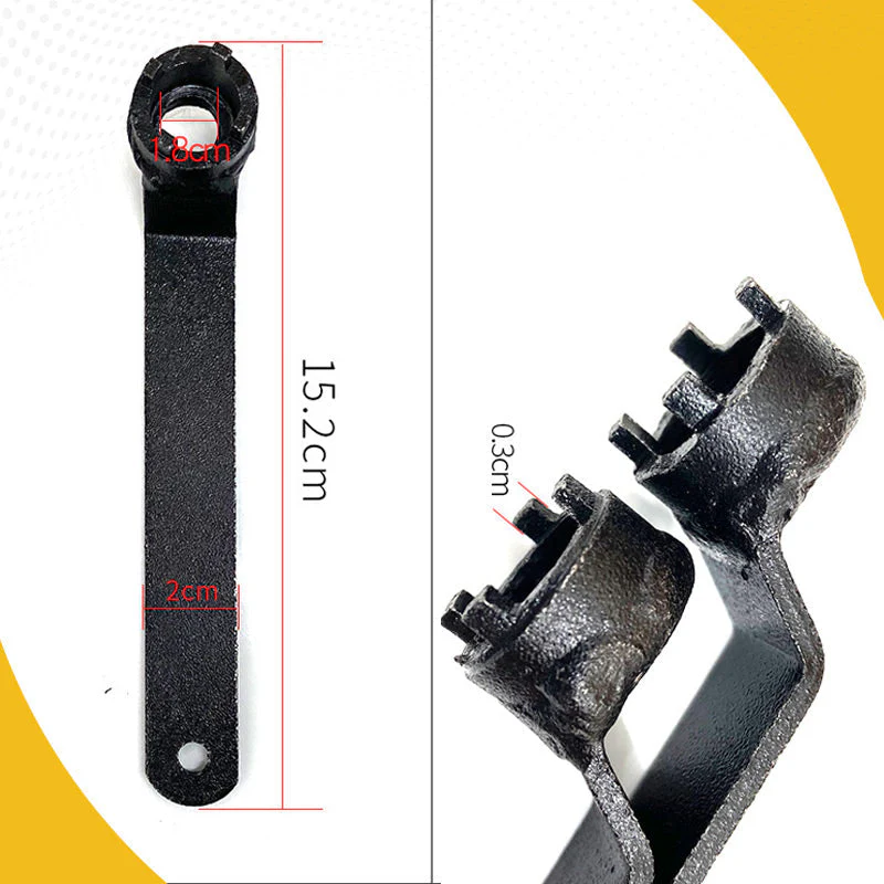 Clé de réglage spéciale pour meuleuse d'angle à quatre griffes (1 achetée = 1 offerte) - Image 11