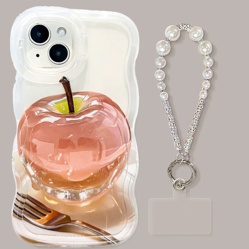 đąâšCoque de TĂ©lĂ©phone Transparente avec Motif Pomme pour iPhone đđ± - Protection ĂlĂ©gante et Fun! - Image 9