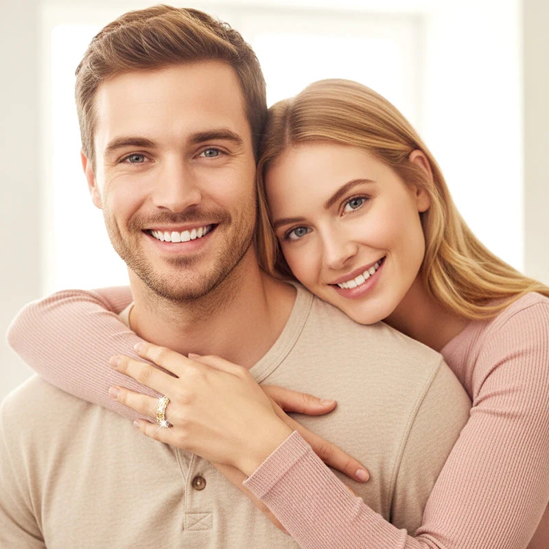 📢📢50 % de réduction !!! ✨Bague de mode en zircon scintillant plein cercle - Image 5