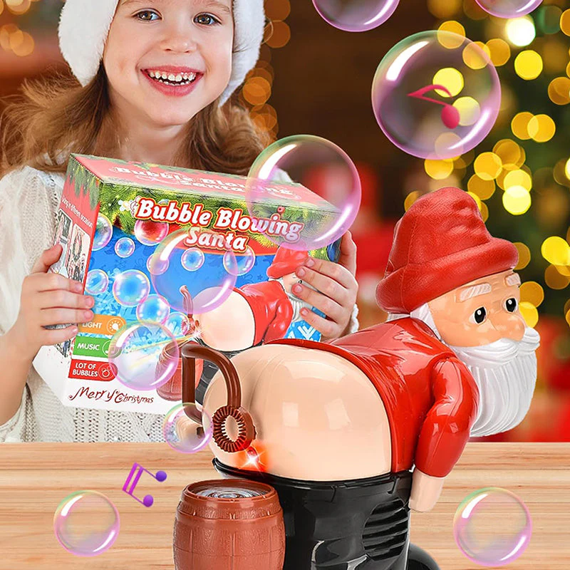 📢📢60% DE RÉDUCTION !!! 🎅Cadeaux de Noël🎅Fun Santa bubble machine🎄 - Image 3
