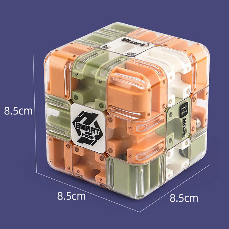 🧩 50% DE RÉDUCTION! ✨ Cube Labyrinthe 3D à Bille - Double Jeu Éducatif avec 120 Parcours pour Développer la Logique Spatiale et la Concentration 🧠🔛 - Image 6