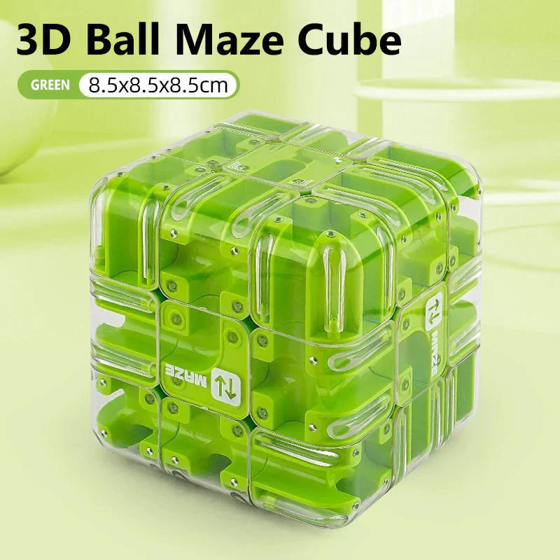 🧩 50% DE RÉDUCTION! ✨ Cube Labyrinthe 3D à Bille - Double Jeu Éducatif avec 120 Parcours pour Développer la Logique Spatiale et la Concentration 🧠🔛 - Image 8