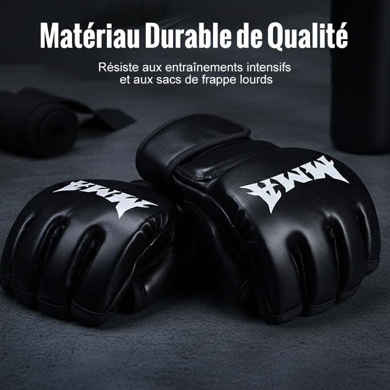 Gants de Boxe avec Soutien du Poignet et Absorption des Chocs - Image 5