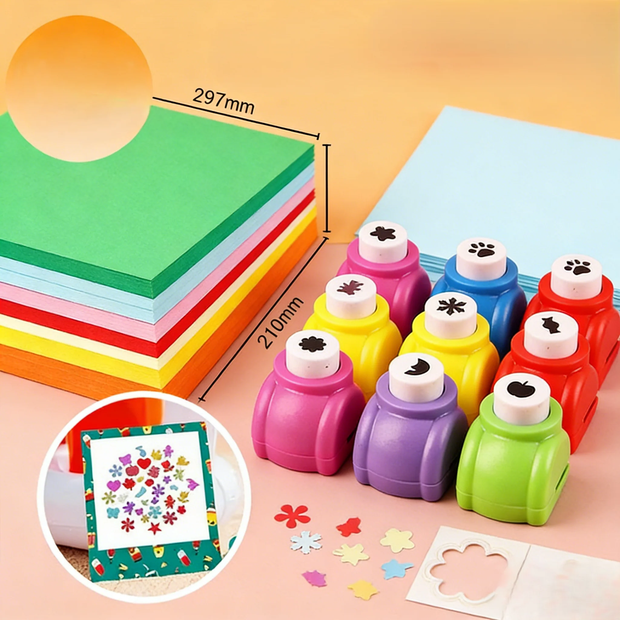 📢📢50 % de réduction !! ⏰ Perforatrice DIY Loisirs Créatifs Enfant - Crée des Formes Mignonnes (Cœurs/Étoiles/Flocons) pour Scrapbooking et Cartes 🎁📏 - Image 13