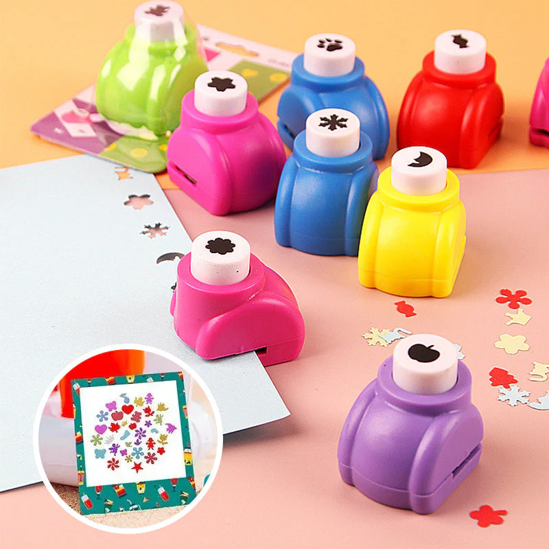 📢📢50 % de réduction !! ⏰ Perforatrice DIY Loisirs Créatifs Enfant - Crée des Formes Mignonnes (Cœurs/Étoiles/Flocons) pour Scrapbooking et Cartes 🎁📏 - Image 2