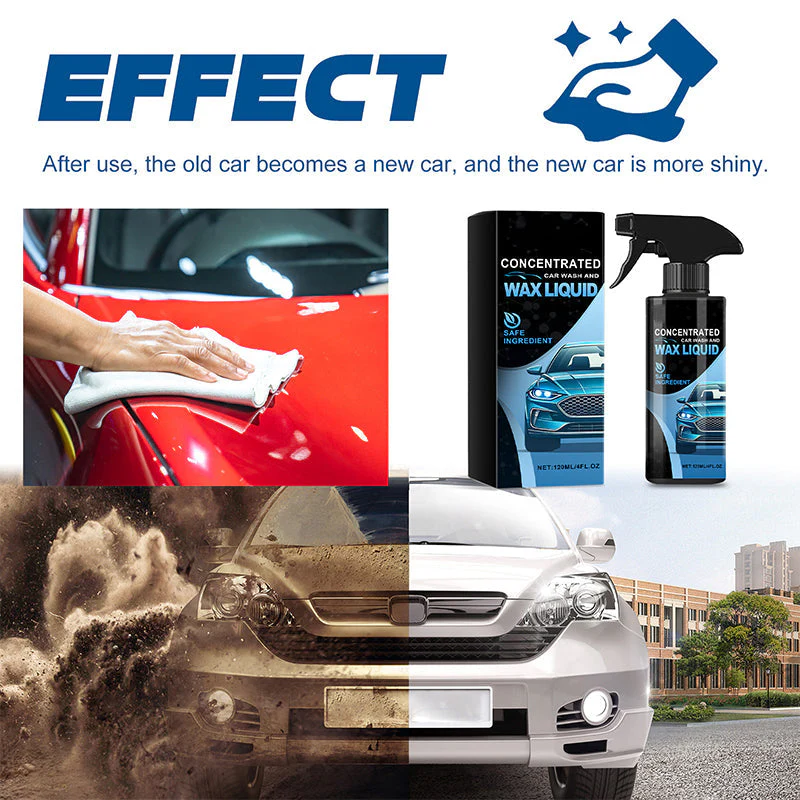 🔥Achetez-en 2, obtenez-en 1 gratuit✨Spray nettoyant doux et efficace pour voiture (avec éponge et lingette) - Image 3