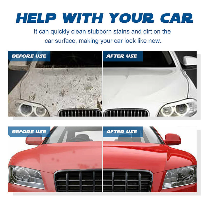 🔥Achetez-en 2, obtenez-en 1 gratuit✨Spray nettoyant doux et efficace pour voiture (avec éponge et lingette) - Image 4