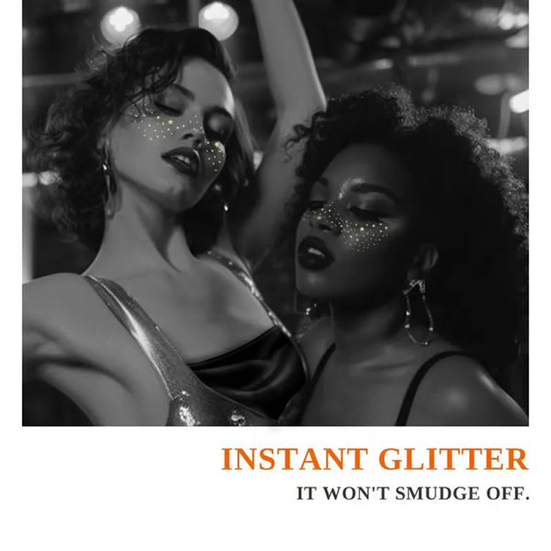 ✨🎁Limited Time Buy 1 Get 1 Free💖 Glitter Skincare Freckles Face Tattoo Effortlessly create charming freckles, a dazzling look perfect for parties and festive events, adding more glamour to your facial decorations! - Image 8