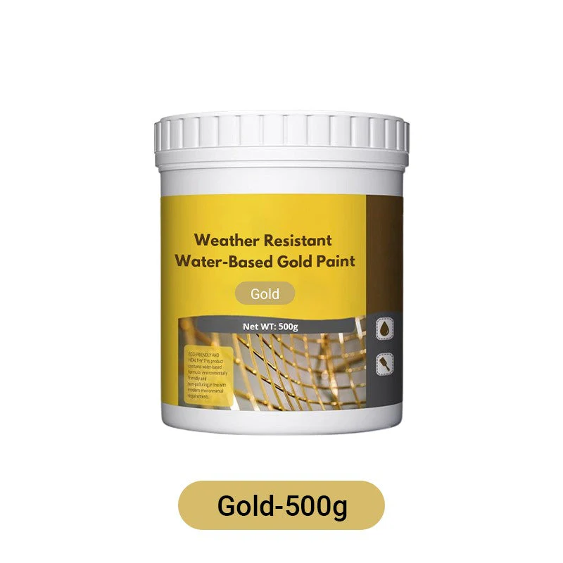 📢📢50 % de réduction !!!⏰Peinture dorée à base d'eau résistante aux intempéries💛 - Image 12