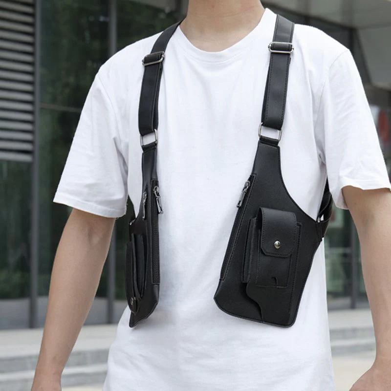 🔥2025 NEW HOT SALE🔥Double Shoulder Strap Multi-Pocket Outdoor Anti-Theft Tactical Bag - Image 9