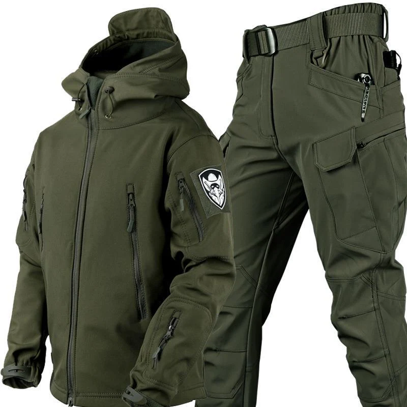📢📢60 % de réduction !! ⏰Outdoor rembourré épaissi punching-ball veste chaude costume d'alpinisme veste softshell - Image 10