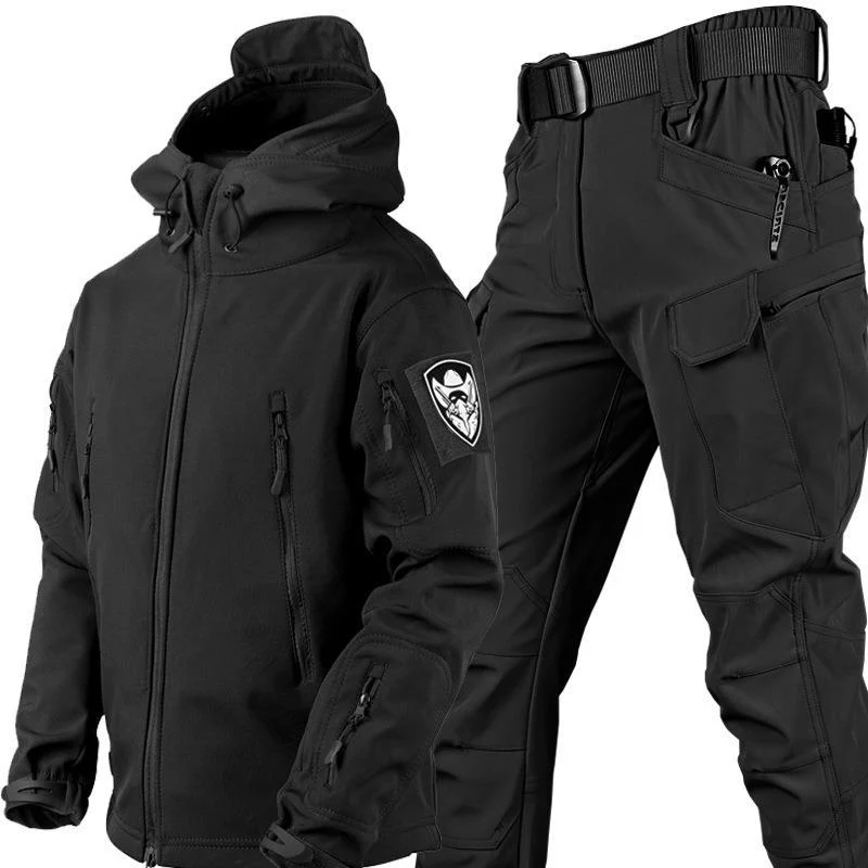 📢📢60 % de réduction !! ⏰Outdoor rembourré épaissi punching-ball veste chaude costume d'alpinisme veste softshell - Image 11