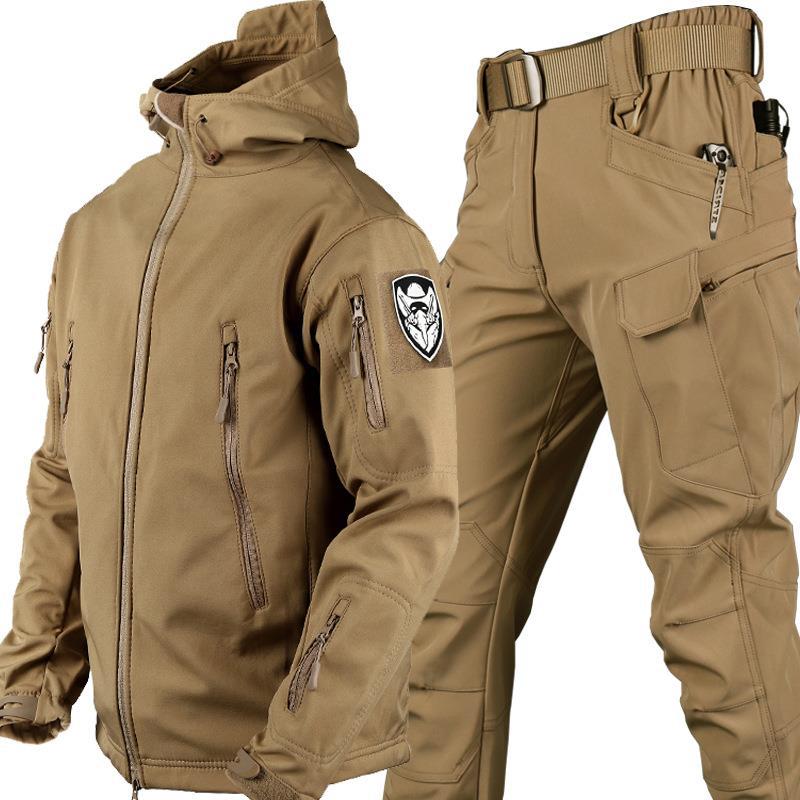 📢📢60 % de réduction !! ⏰Outdoor rembourré épaissi punching-ball veste chaude costume d'alpinisme veste softshell - Image 13