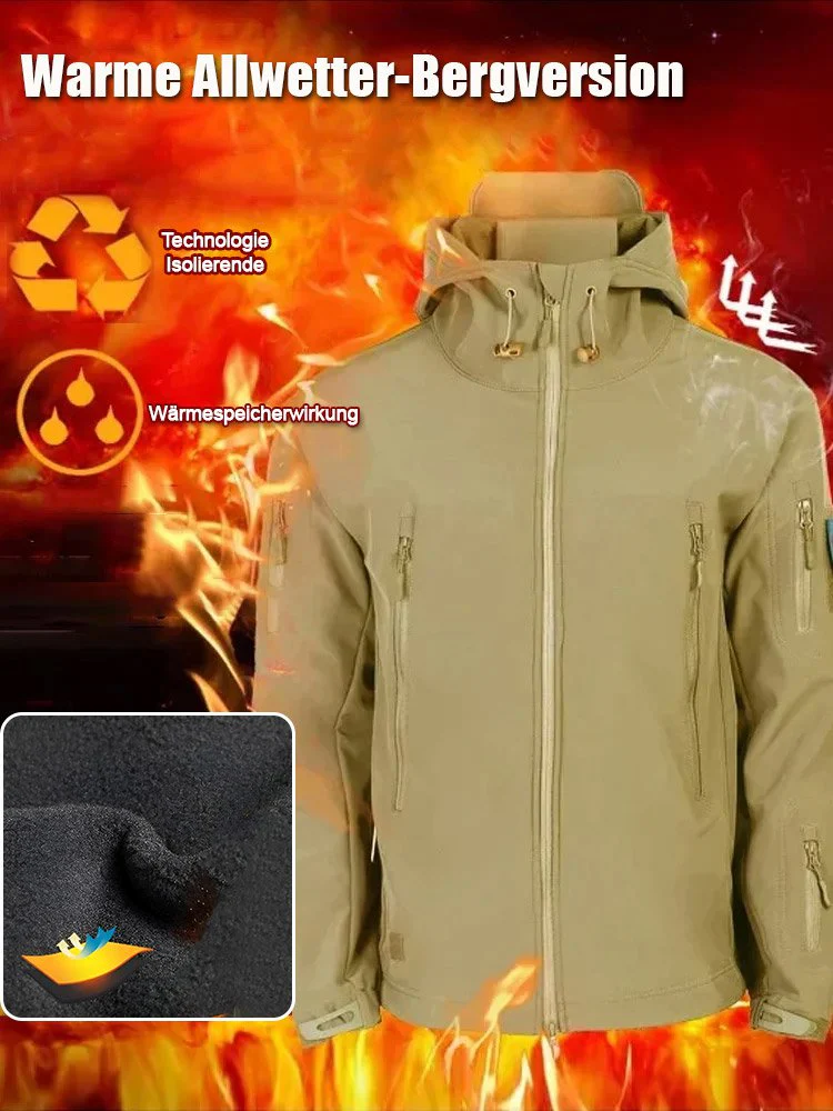 📢📢60 % de réduction !! ⏰Outdoor rembourré épaissi punching-ball veste chaude costume d'alpinisme veste softshell - Image 2
