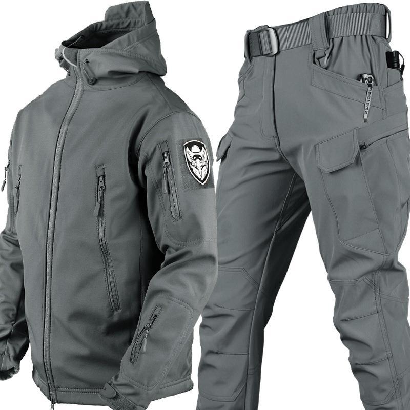 📢📢60 % de réduction !! ⏰Outdoor rembourré épaissi punching-ball veste chaude costume d'alpinisme veste softshell - Image 9