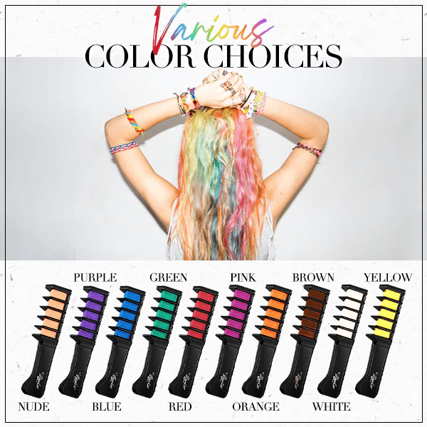 📢📢50 % de réduction !! ⏰Craie colorante temporaire pour cheveux - Sans cruauté - Image 3