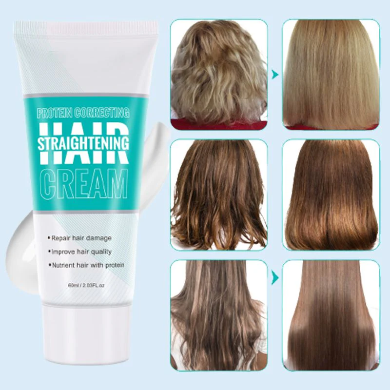 📢📢👧Achetez 3 pour une durée limitée obtenez 2 gratuit✨🌸 Crème lissante aux protéines capillaires🌸 - Image 4