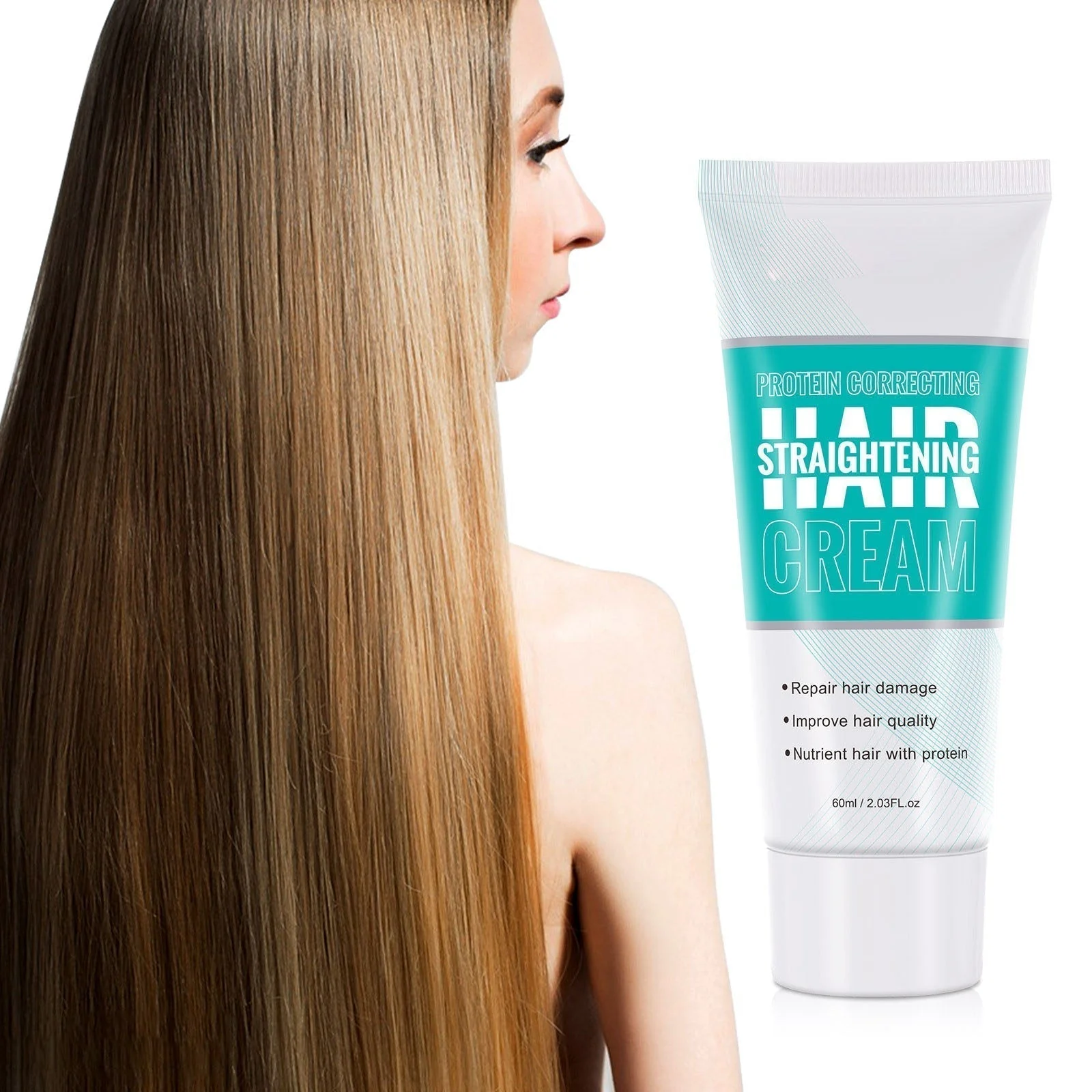 👧Achetez 3 pour une durée limitée obtenez 2 gratuit✨🌸 Crème lissante aux protéines capillaires🌸 - Image 8