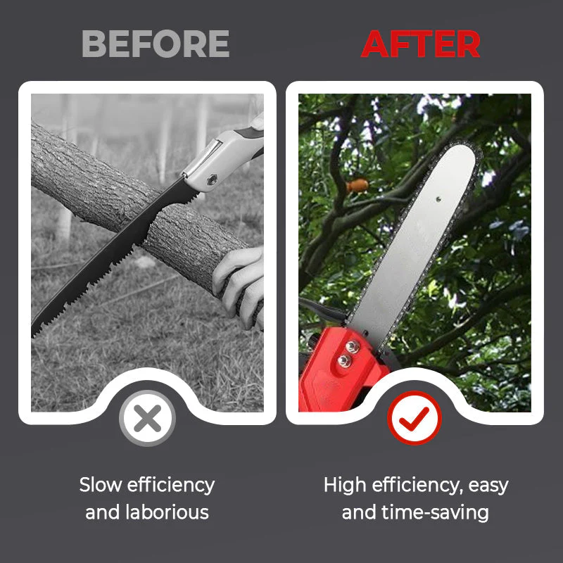 📢📢4 dernières heures : Grande vente⏰⏰ Tronçonneuse haute puissance sans fil (batterie lithium) - 🎁 Kit d'outils offert pour un temps limité ! - Image 3