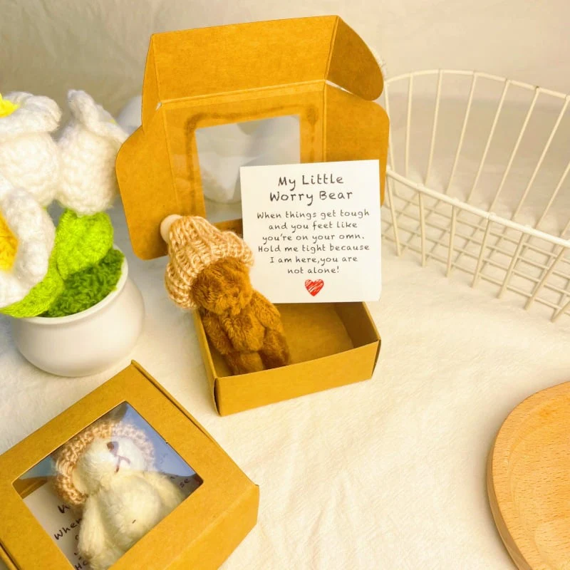 🔥Dernier jour prix spécial-50% de réduction🎁Mini ours en peluche fait main dans une boîte - Image 7