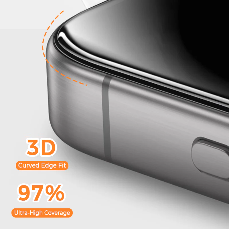 Protecteur d'écran en verre trempé HD anti-espion pour la série iPhone - Image 5