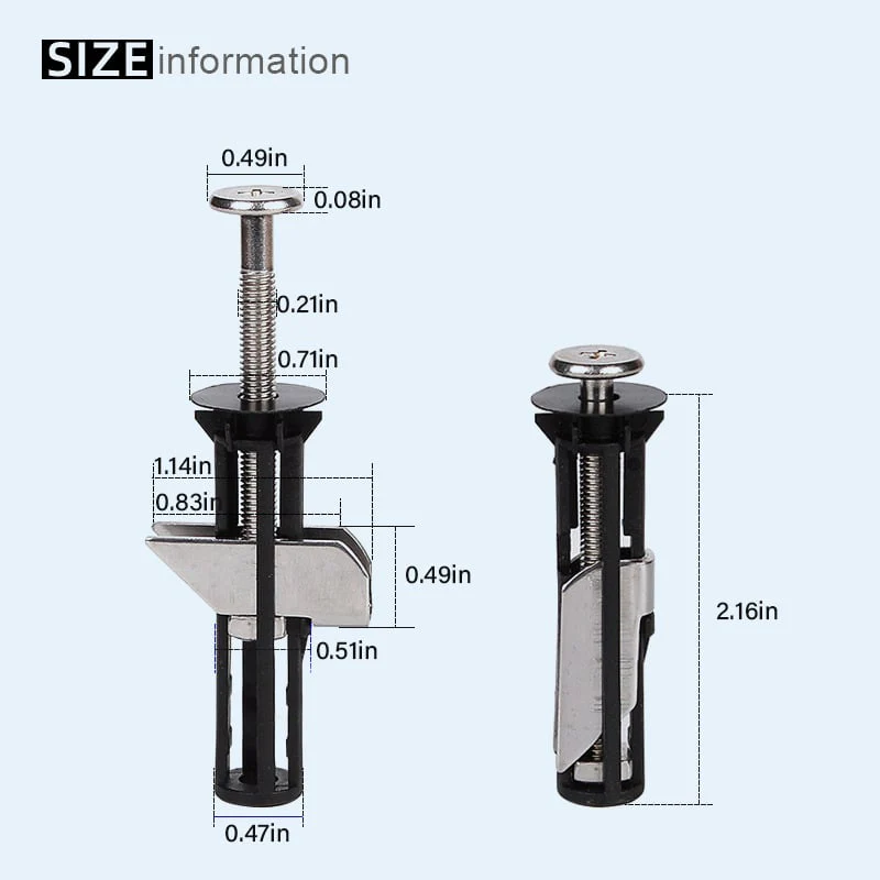 🎁Achetez 1 Obtenez 1 Gratuit🎉Vis de fixation pour siège de toilettes à usage intensif🔩 - Image 7