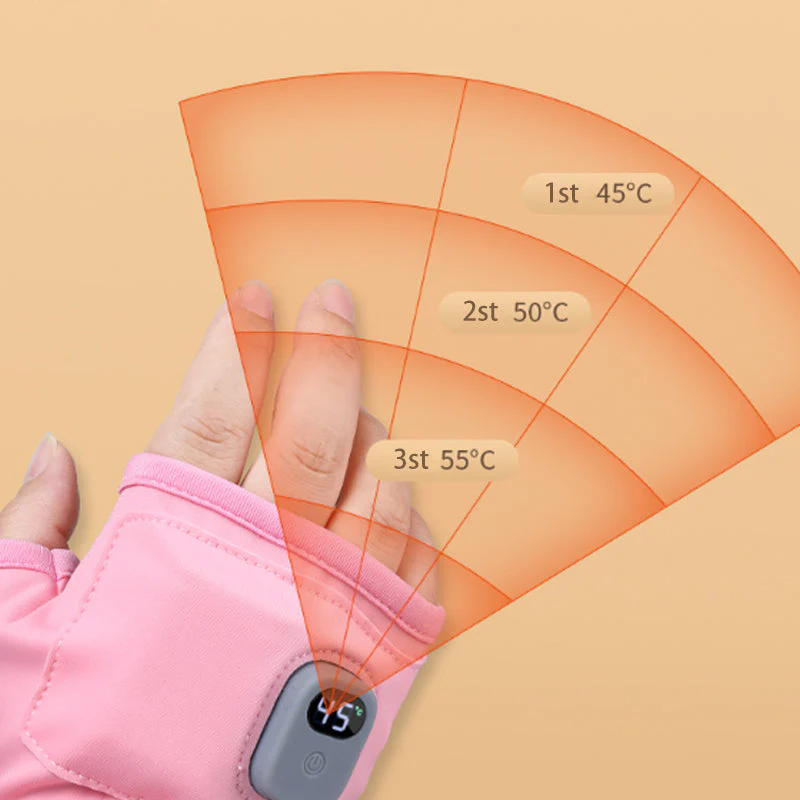 Gants sans doigts chauffants thermostatiques intelligents - Image 6